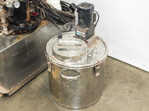 Stainless Steel Effluent Treatment System IncludesVacuum Pump and Motor
