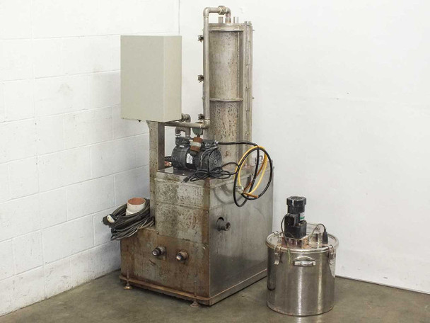 Stainless Steel Effluent Treatment System IncludesVacuum Pump and Motor