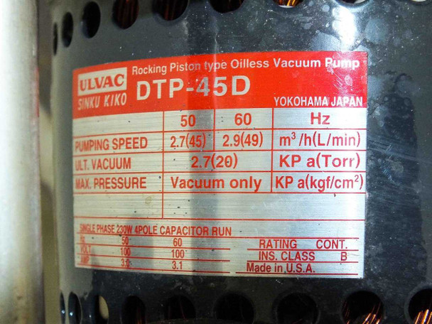 Stainless Steel Effluent Treatment System IncludesVacuum Pump and Motor