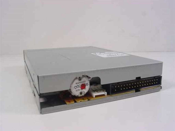 Sony MPF920-Z floppy drive — bottom and rear view showing 34-pin IDE data connector, 4-pin power connector, and circuit board