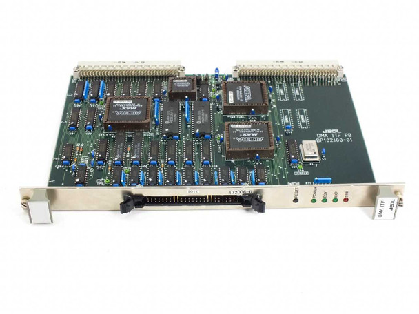 JEOL DMA ITF PB BP102100-01 interface board — top-side view showing Altera MAX FPGAs and PCB layout