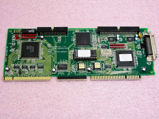 Adaptec AHA-2842A 80-Pin SCSI and Floppy Disk Drive Controller Card VL-SCSI