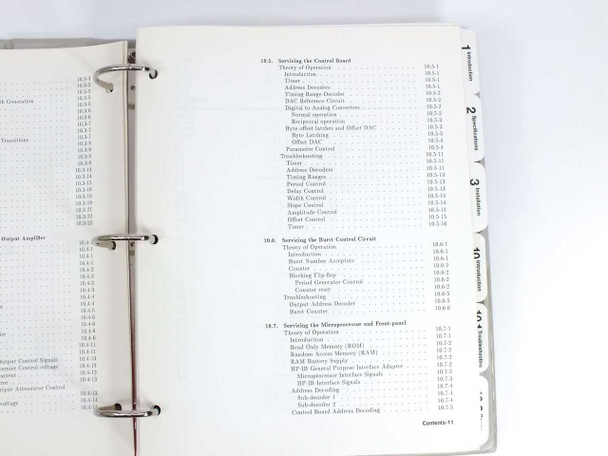 HP 8112A 50 MHz Programmable Pulse Generator Operating/Programming Manual