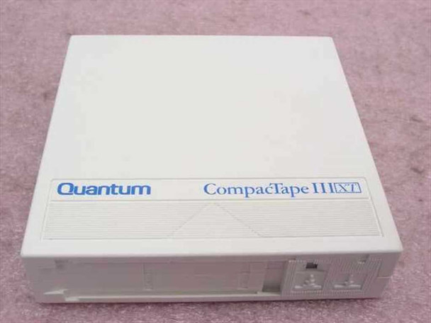 Quantum CompacTape IIIXT DLT III XT 15/30GB data cartridge top view showing Quantum branding and model name