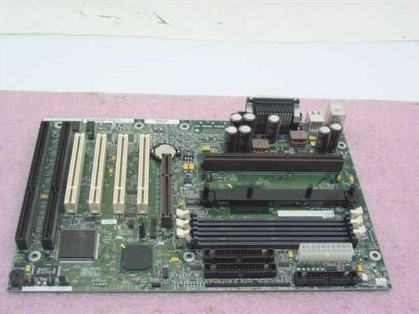 Gateway 4000206 Slot 1 Motherboard – top-down view showing DIMM memory slots, IDE connectors, ATX power connector, and expansion slots