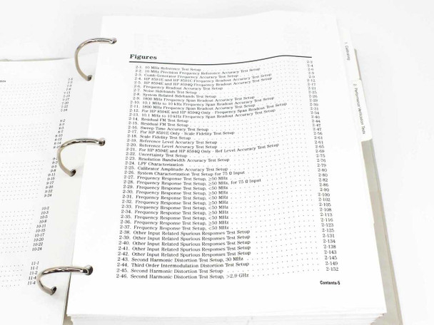HP 8590 E-Series Spectrum Analyzers Calibration Guide