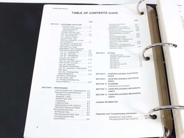 Tektronix 2445B/2455B Oscilloscopes Service Manual