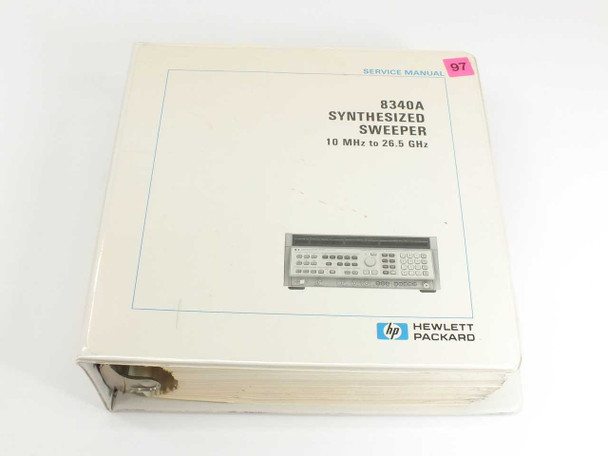 HP 8340A Synthesized Sweeper 10 MHz - 26.5 GHz Service Manual Volume 2