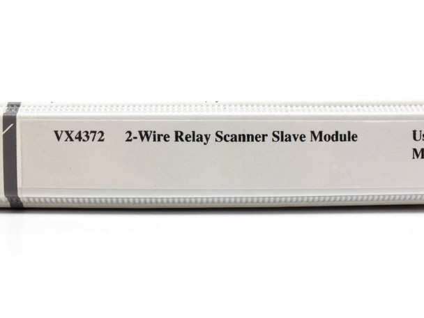 Tektronix VX4372 2-Wire Relay Scanner Slave Module Operating Manual – spine label reading VX4372 2-Wire Relay Scanner Slave Module