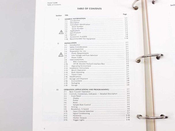 HP 5328B Universal Counter Operating and Service Manual