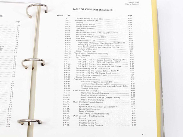 HP 5328B Universal Counter Operating and Service Manual
