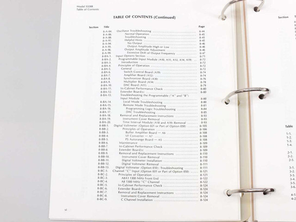 HP 5328B Universal Counter Operating and Service Manual