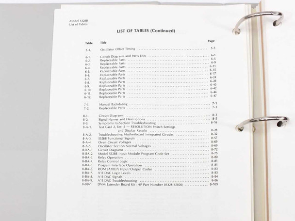 HP 5328B Universal Counter Operating and Service Manual