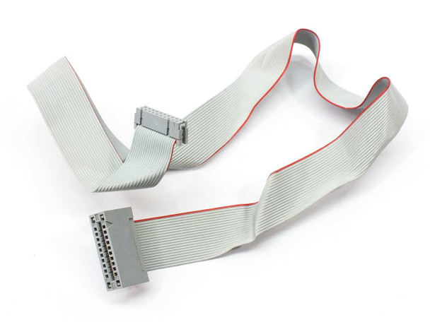 IBM 134-1984 20 Pin Edge to Pin Floppy Drive Straight Through Ribbon Cable 62cm