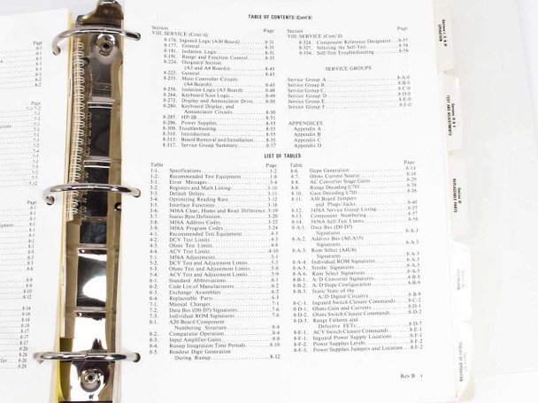 HP 3456A Digital Voltmeter Operating and Service Manual