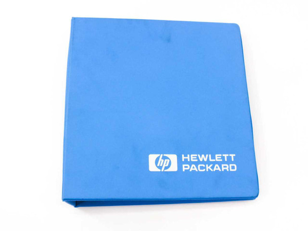 HP Hewlett-Packard blue binder — front cover of the HP 16510A Logic Analyzer Module Getting Started Guide