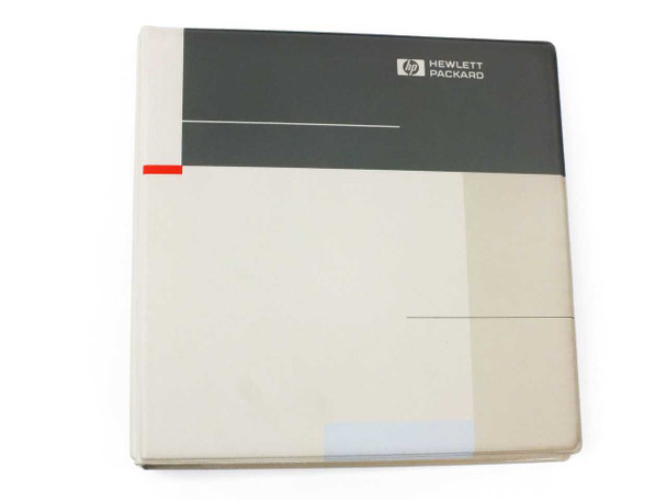 HP 16500A 16501A Logic Analysis System Operation Reference Manual – front binder cover with Hewlett-Packard logo