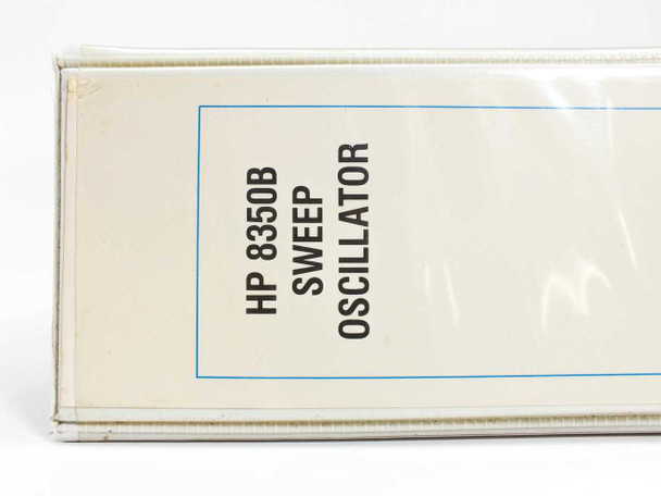 HP 8350B Sweep Oscillator Operating and Service Manual