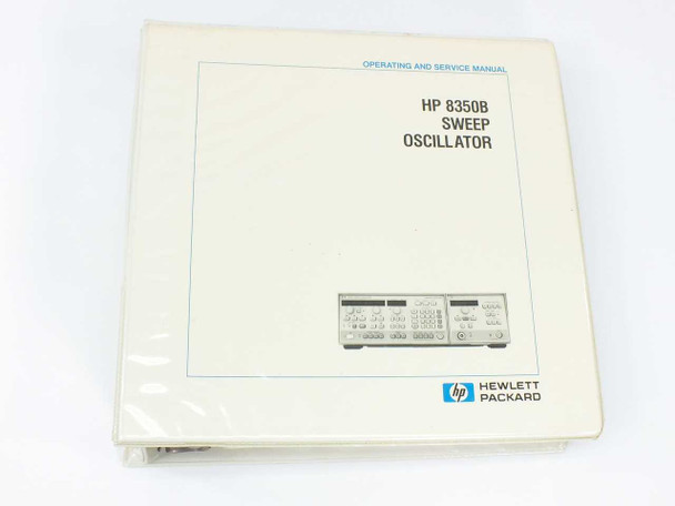 HP 8350B Sweep Oscillator Operating and Service Manual