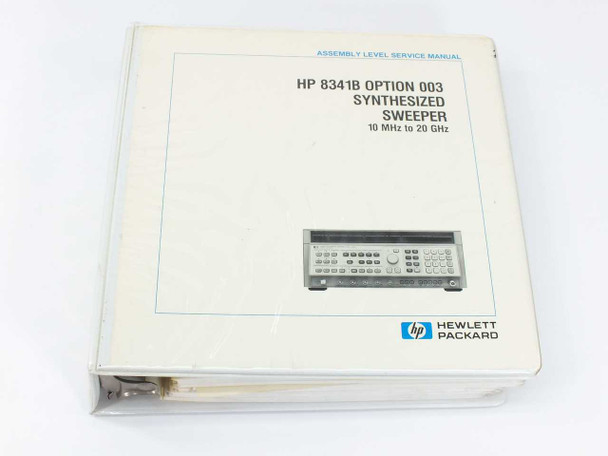 HP 8341B Option 003 Synthesized Sweeper 10 MHz - 20 GHz Assembly Service Manual
