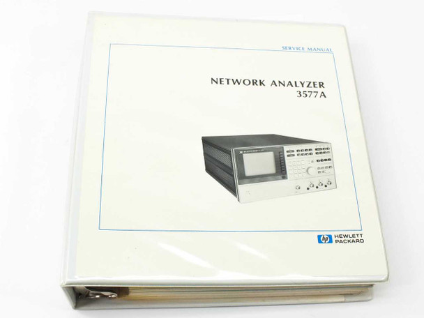 HP 3577A Network Analyzer Service Manual