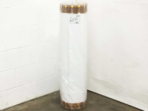 Isovoltaic 12PV084 solar panel encapsulant film roll standing upright, fully wrapped in protective plastic packaging