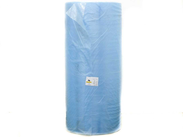 Jura-Plast Jurasol PV Flatfilm Type TL solar cell encapsulation film roll wrapped in blue protective film, full view