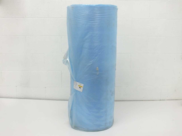 Jura-Plast Jurasol PV Flatfilm Type TL solar encapsulation film roll standing upright, wrapped in blue release film