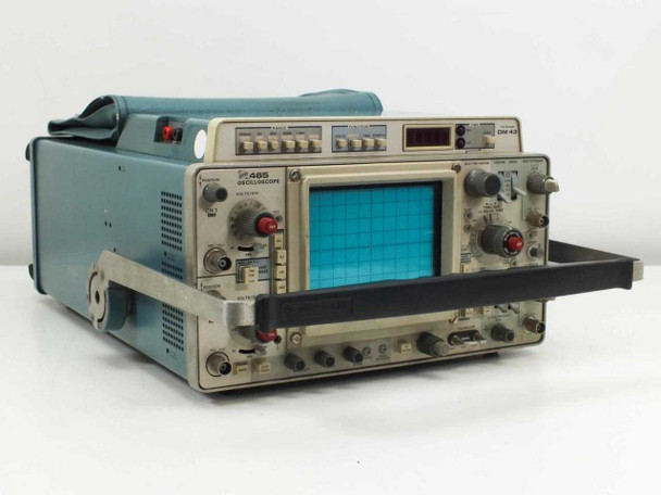 Tektronix 465 Two Channel Oscilloscope with DM43 Multimeter AS-IS No Scope Power