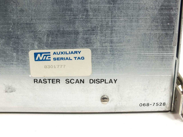 Nicolet Analytical Instruments 068-7528 Raster Scan Display - No Power - As Is