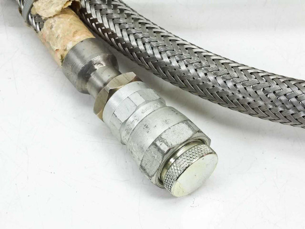 CTI 8043074 Pair Of 10-Foot Cryopump Vacuum Compressor Lines w/ Elbow 5400-S5-8
