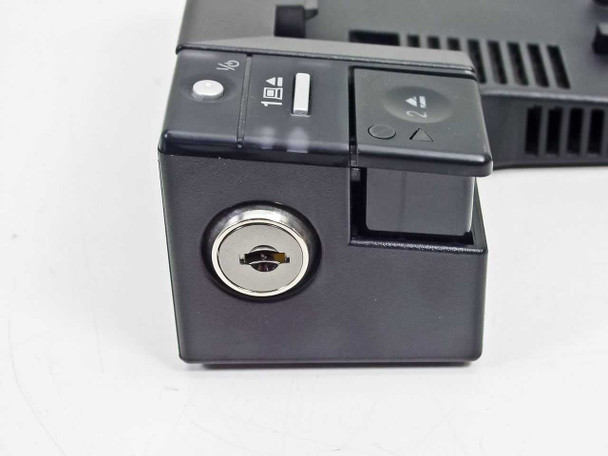 Lenovo ThinkPad 42W4638 Mini Dock – close-up of key lock cylinder showing no key present