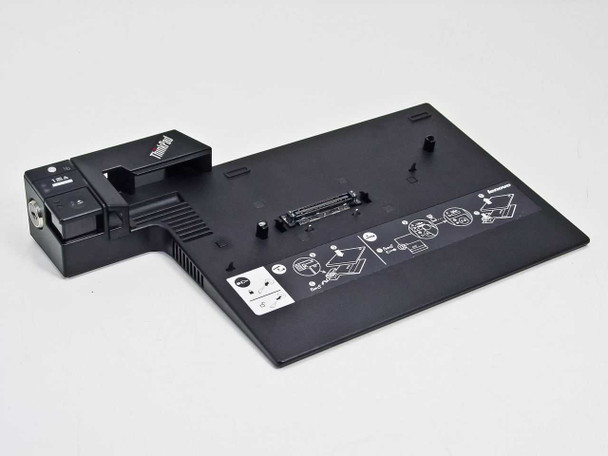 Lenovo ThinkPad 42W4638 Type 2504 Mini Dock port replicator – angled top view showing ThinkPad logo and docking platform
