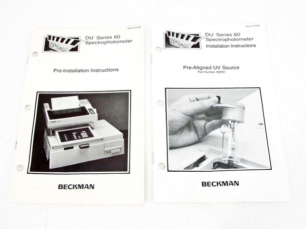Beckman DU-65 UV-Visible Scanning Spectrophotometer -Doesn't Pass Self Test