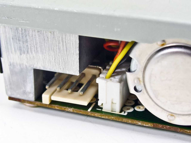 Sony MP-F17W-FP floppy drive — side view of internal power connector and motor assembly