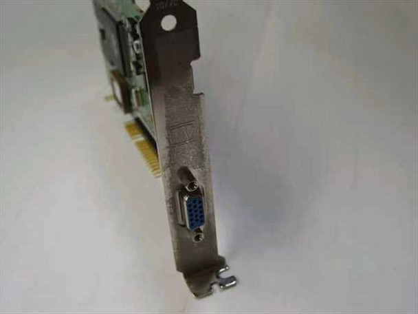ATI Rage IIC 109-49300-00 AGP card bracket and VGA port close-up showing connector condition