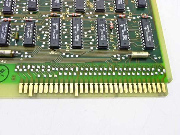 Siemens S30810-Q1740-X MEM-3 card – opposite corner edge connector detail with IC array visible