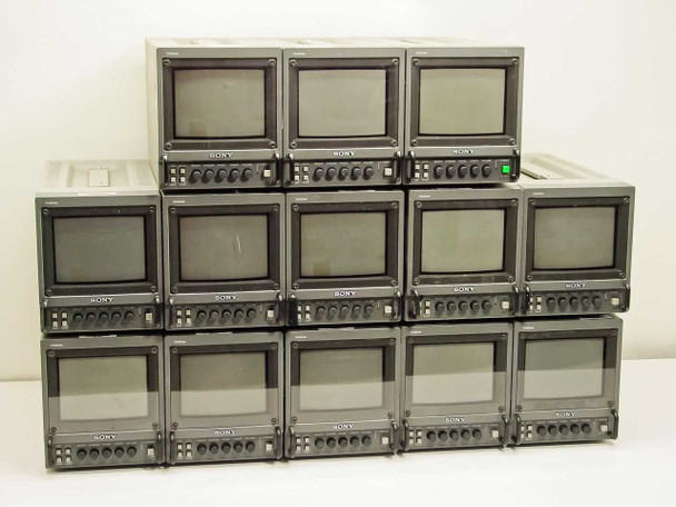 Sony PVM-5041Q 5" Trinitron Color Video Monitors - Lot of 13 - As Is