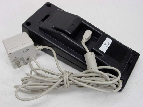 AT&T MDW 9000 charging cradle bottom view with AC adapter and dual output cables