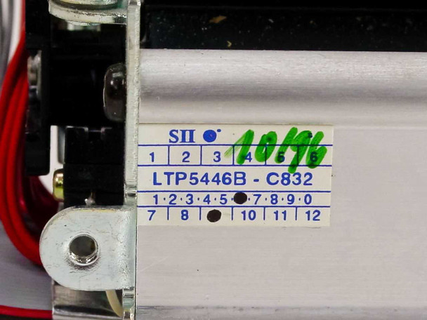 Seiko Instruments LTP5446B-C832 close-up of SII label showing model number LTP5446B-C832 and pin connector diagram