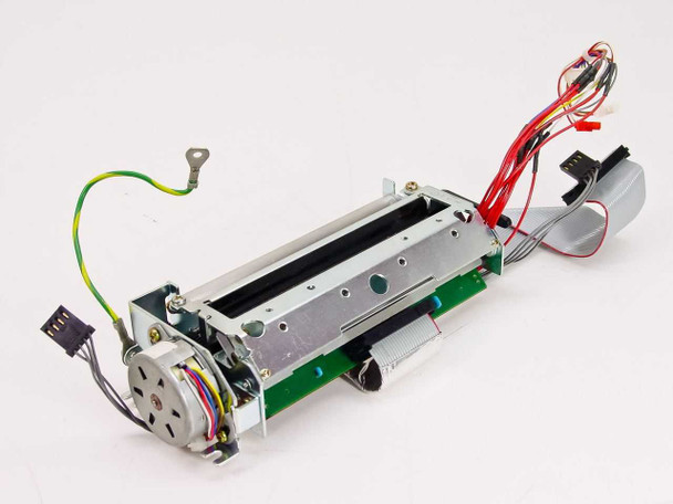 Seiko Instruments LTP5446B-C832 thermal printer mechanism — top view showing print head assembly, motor, PCB, and wiring harness