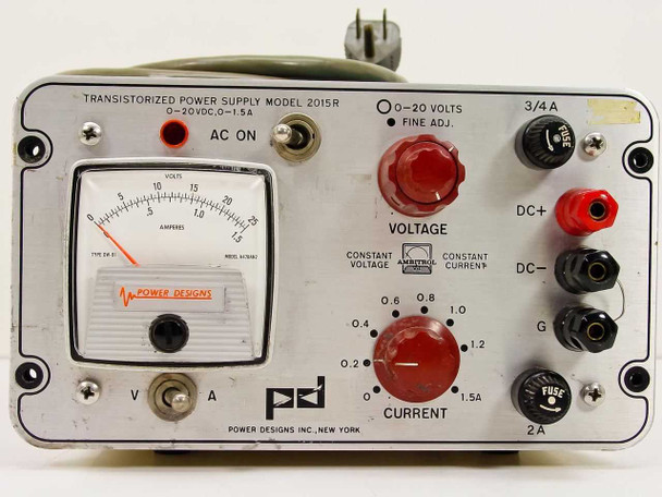 Power Designs Inc. 2015R Transistorized DC Power Supply