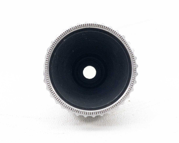 Kodak Cine Ektar 15mm f/2.5 cine lens – straight-on front element view showing glass element and knurled barrel