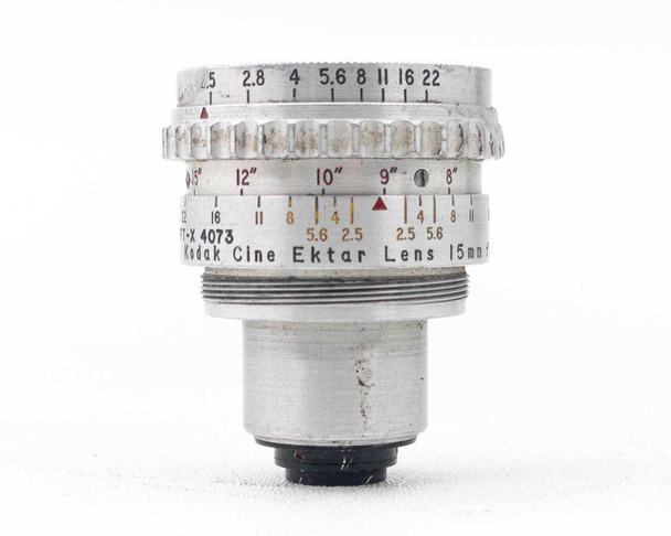 Kodak 15mm f2.5 Cine Ektar Movie Camera Lens, S-Mount FT-X 4073
