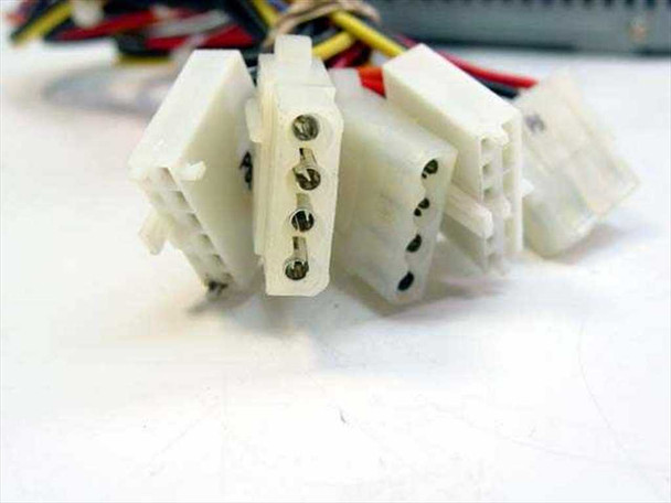 Packard Bell 190083 AT power supply — close-up of Molex 4-pin peripheral output connectors