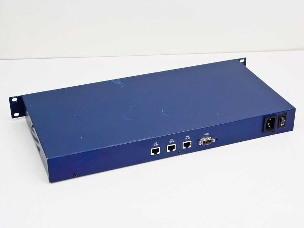 SonicWALL Pro Internet Security Appliance – rear panel showing LAN, DMZ, WAN RJ-45 ports, DB9 serial port, and IEC power inlet