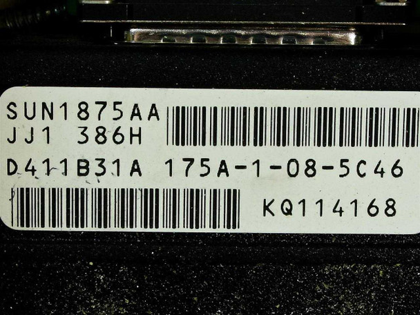 Telular-Adcor T111JM cellular module label showing SUN1875AA, JJ1 386H, D411B31A barcodes