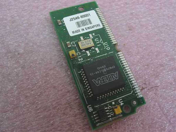 HP J2549-60001 JetDirect SIMM memory module – top side showing Altera FPGA chip and Made in Singapore label