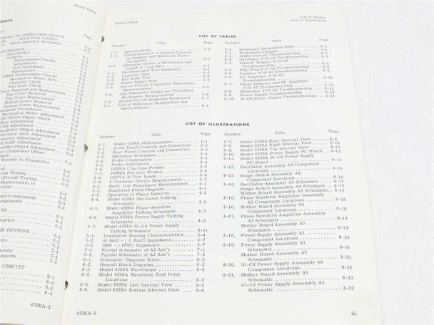 HP 4328A Milliohmmeter Operating & Service Manual