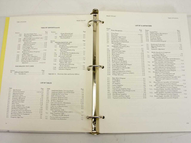 HP 3581A/C Wave Analyzer Operating & Service Manual
